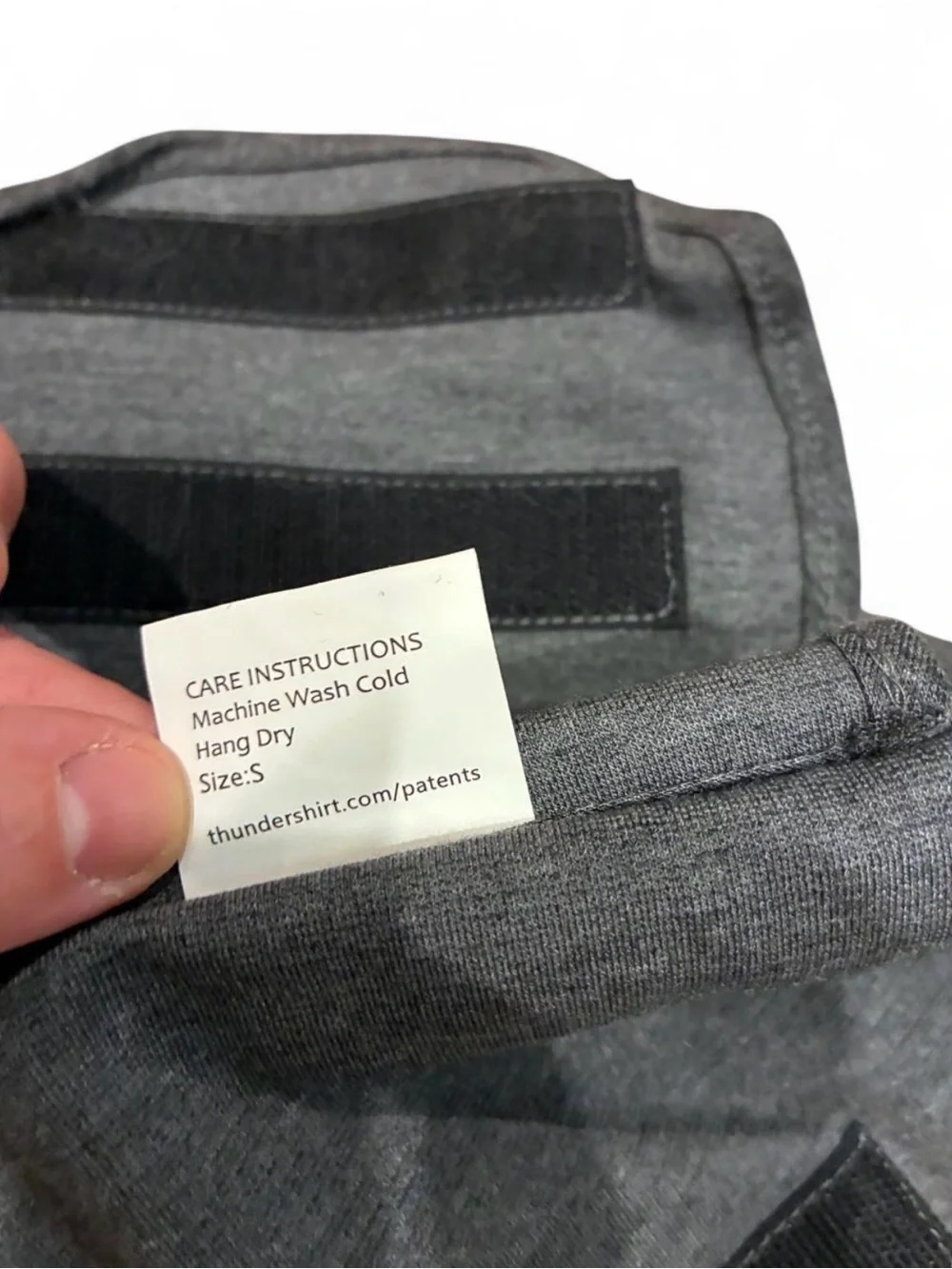 Thundershirt Gray Calming Dog Wrap with Reflective Trim